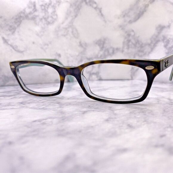 Ray-Ban Eyeglasses Frame RB 5150 5023 50 [] 19 135 MM Tortoise Blue - Picture 3 of 10